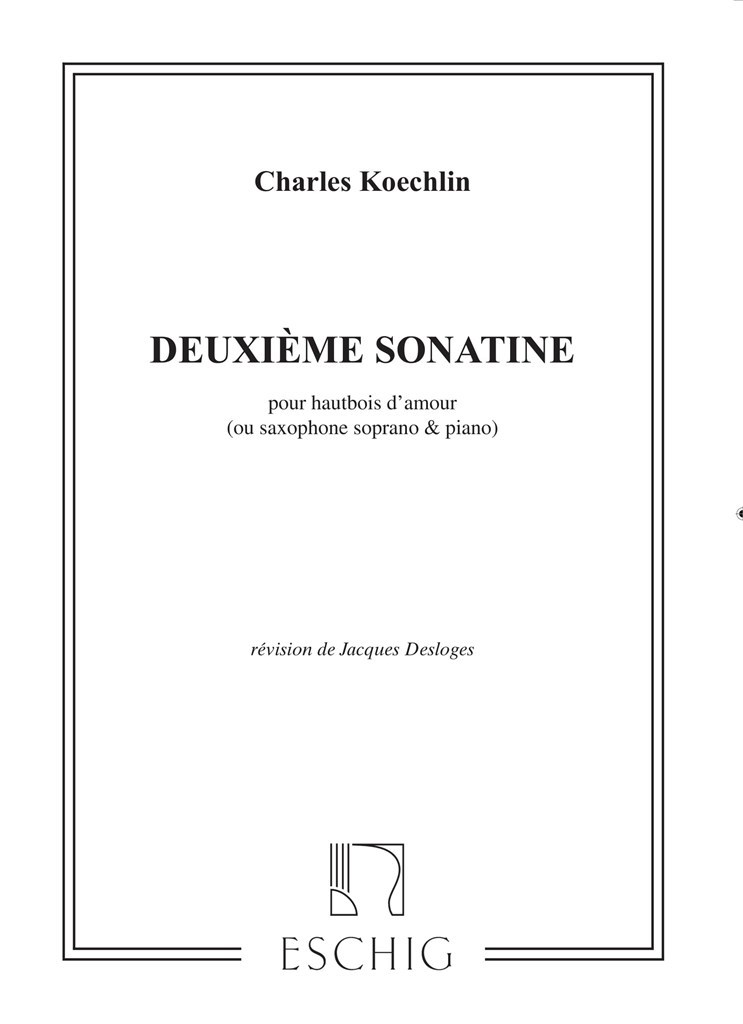 Deuxieme Sonatine Opus 194 N 2
